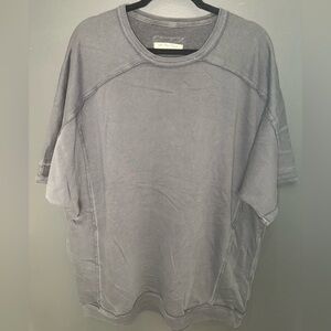 Free People |‎ Oversized Short Sleeve Top w/ Pockets | Small | NWOT
